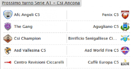 Presentazione 1° giornata di campionato